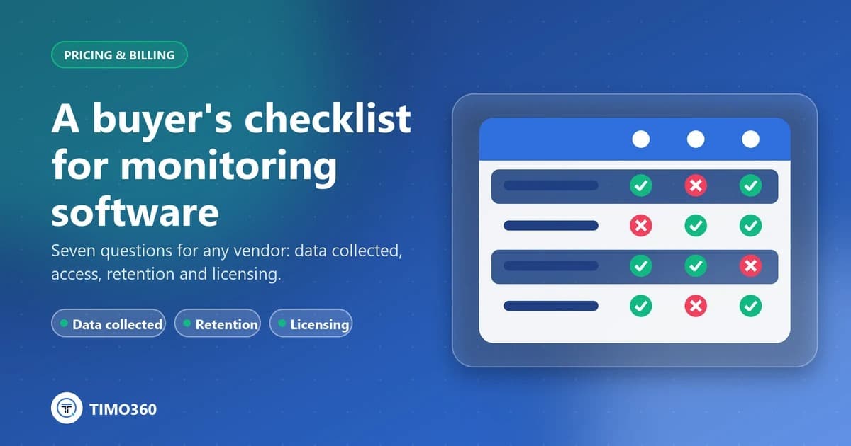 A Buyer's Checklist for Employee Monitoring Software