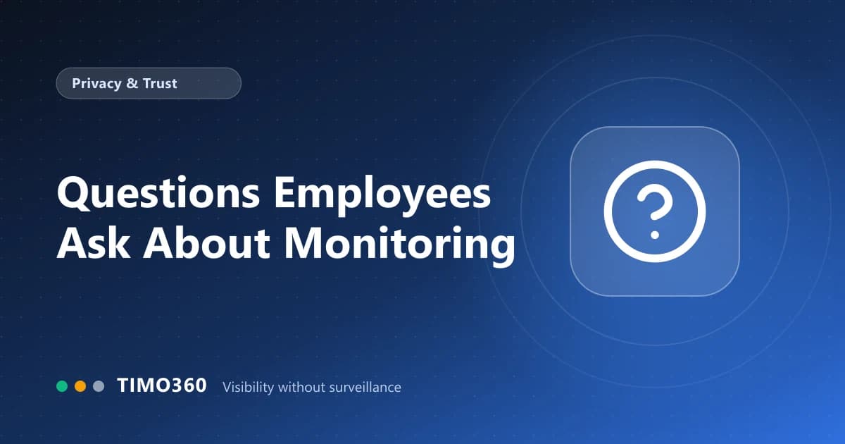 Questions Employees Ask About Monitoring, and Honest Answers
