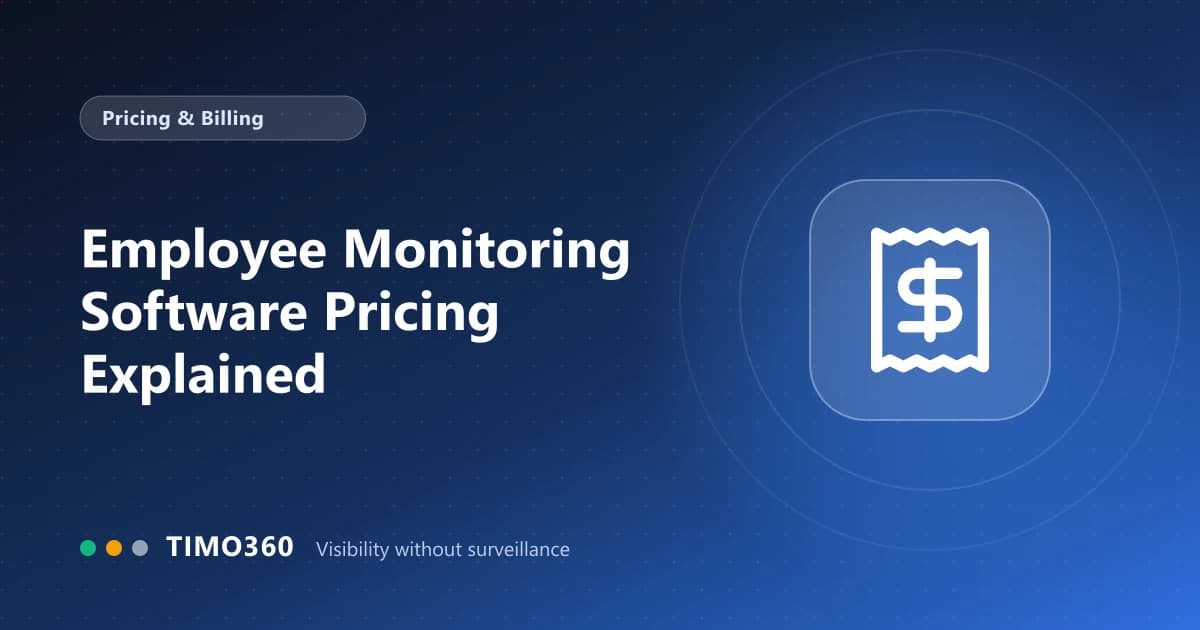 Employee Monitoring Software Pricing: What You Pay For and What to Watch For